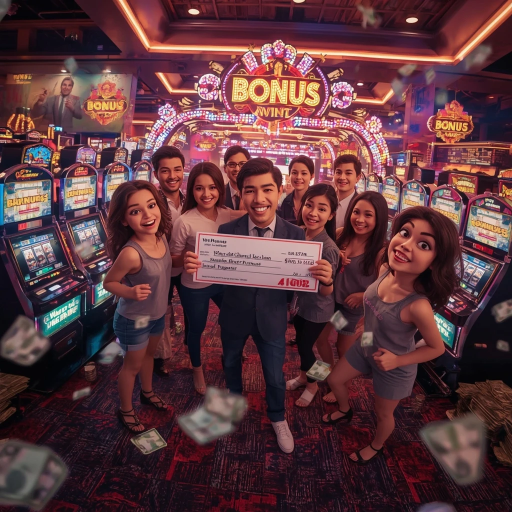 bonus in man's hands at Boomerang Casino