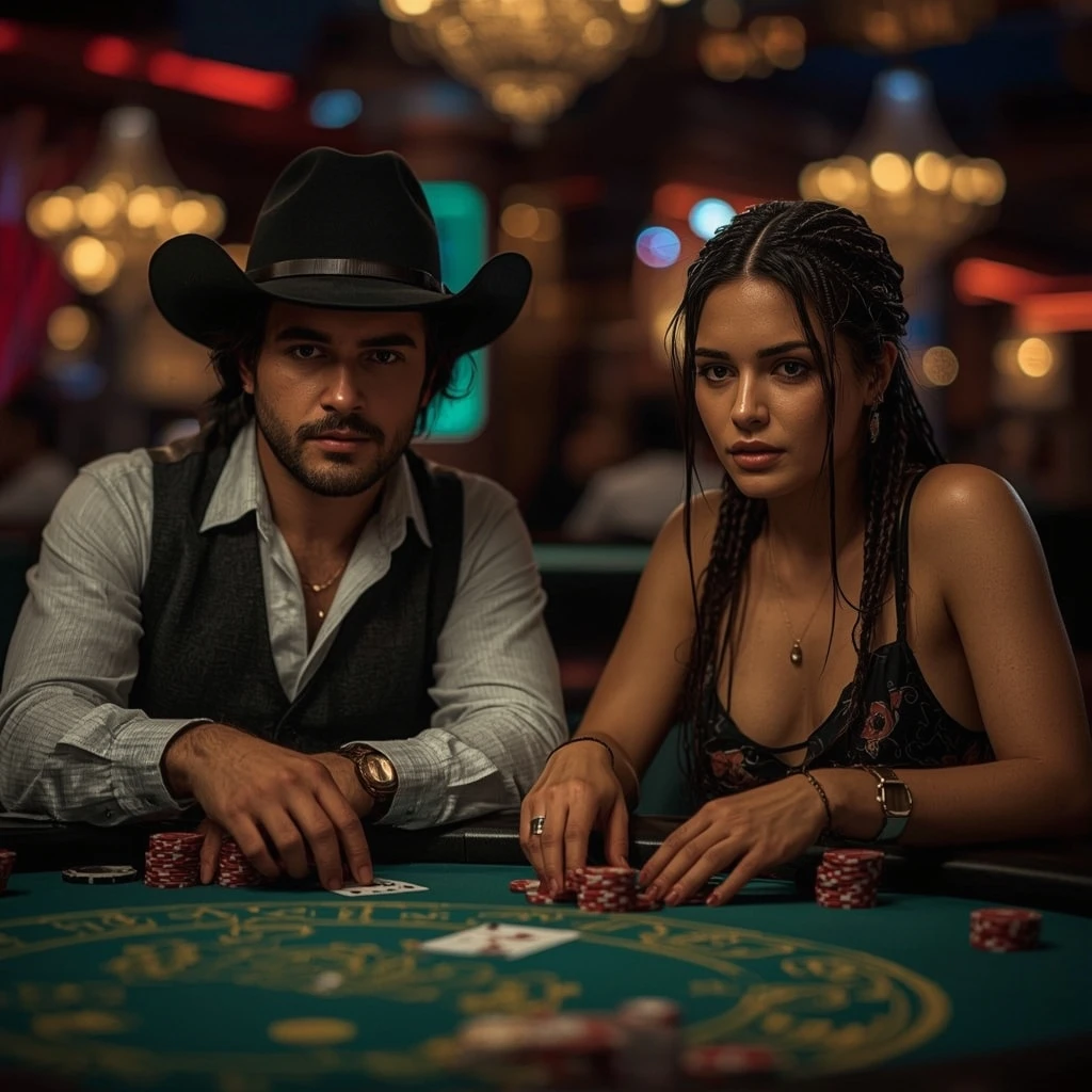 photo of two poker players BOOMERANG CASINO